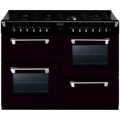 Stoves Richmond 1100DFT 110cm Dual Fuel Range Cooker in Wild Berry